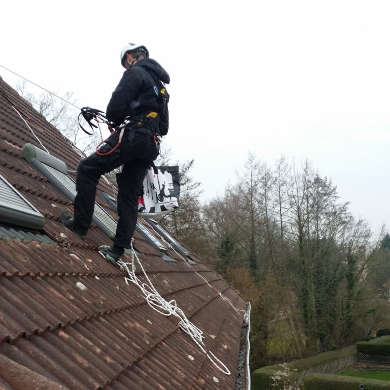 Travaux sur toiture